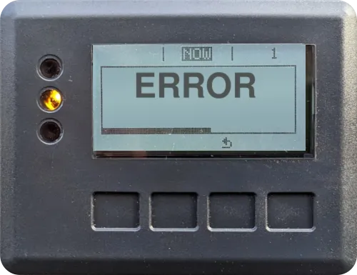 Fronius display showing state