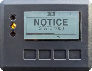 Fronius display showing state 1000
