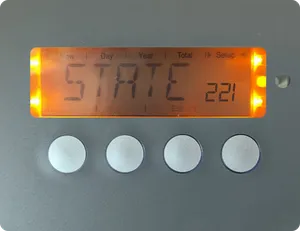 Fronius display showing state 221
