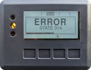 Fronius display showing state 314