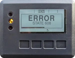 Fronius display showing state 608