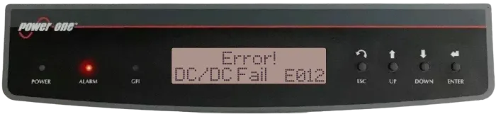 Aurora inverter error code display