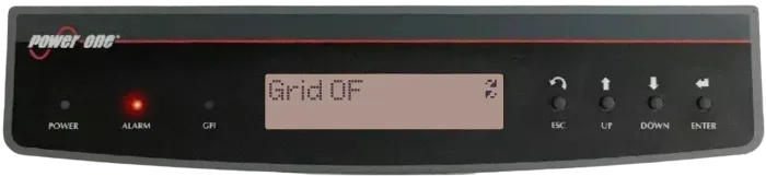 Aurora inverter error code display