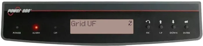 Aurora inverter error code display