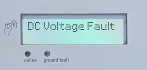 xantrex inverter error display DC Voltage Fault Inverter Off-line