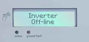 xantrex inverter error display Inverter Off-line no other messages