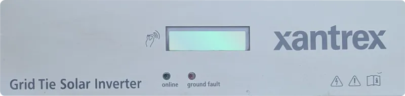 Xantrex inverter error code display